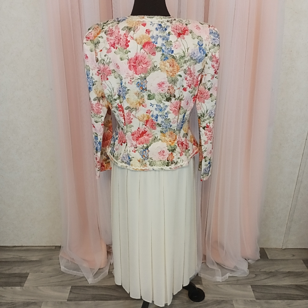 Women's Vintage Floral Grannycore Nah Nah Dress Set size 12 - Picture 3 of 10
